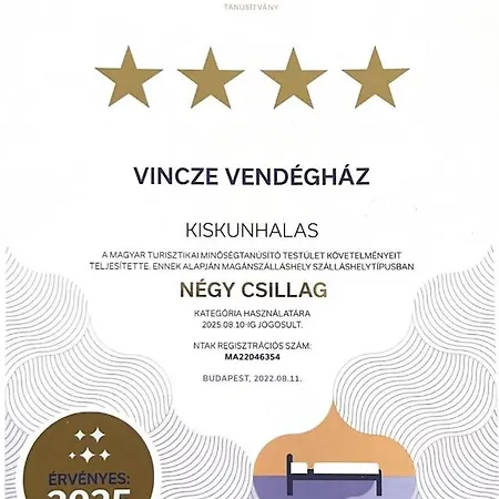 Vincze Vendeghaz Konukevi