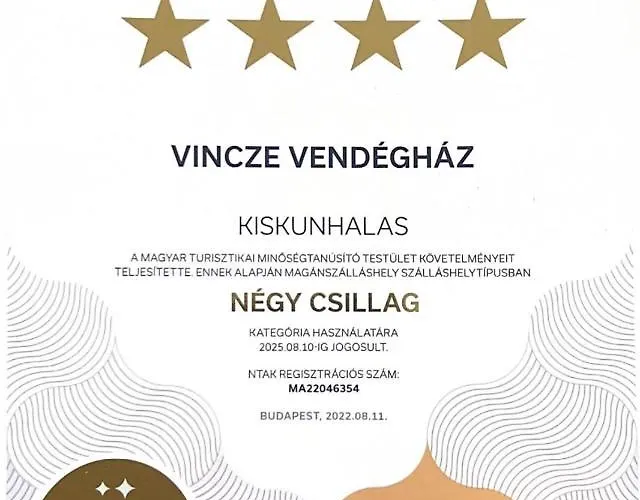 Vincze Vendeghaz Vendégház